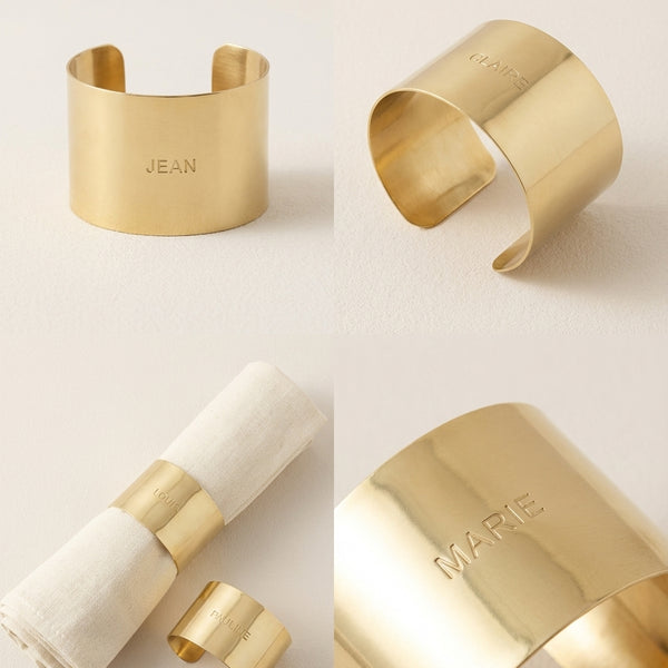 Rond de Serviette Personnalisé 