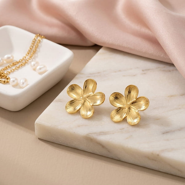 Boucles Fleur Texturée