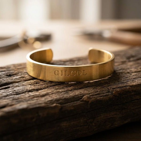 Bracelet Personnalisé à Graver or